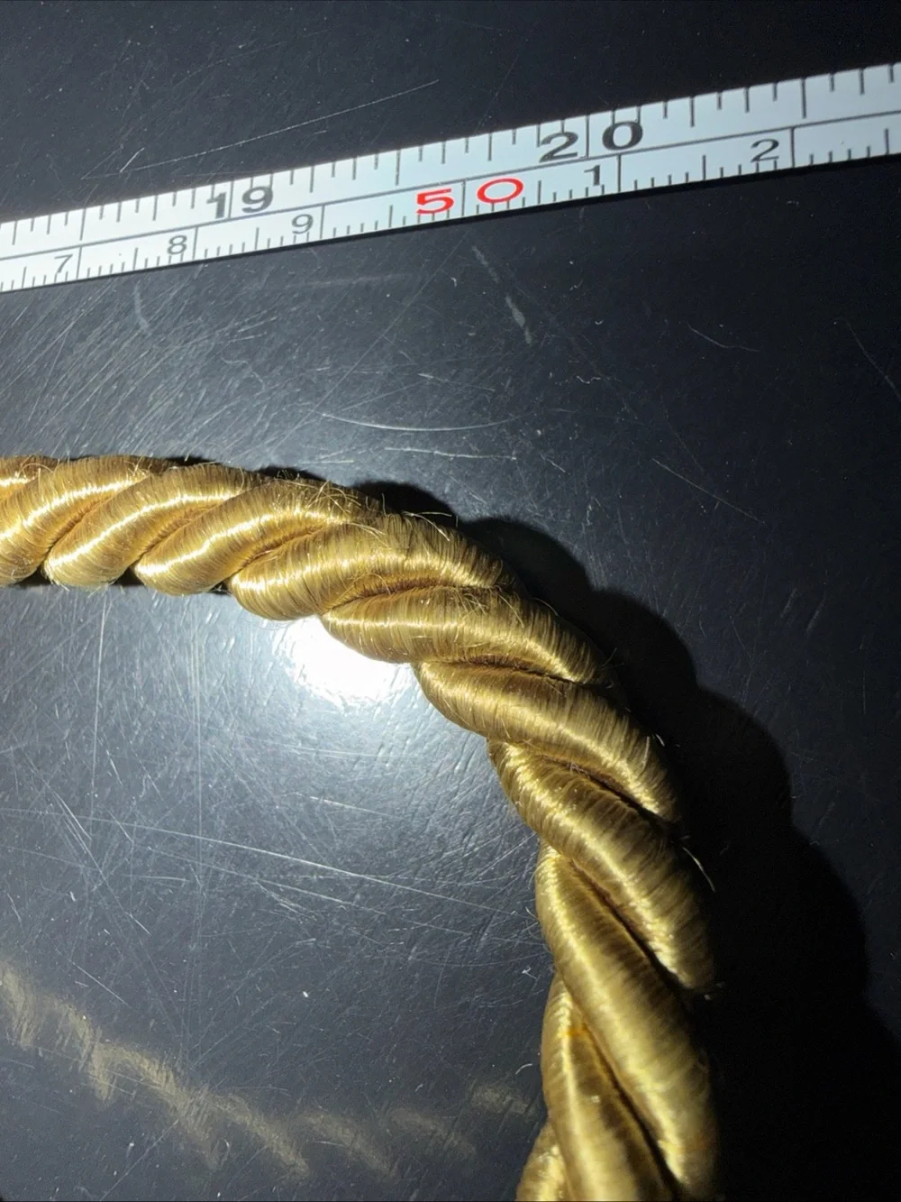 Rare Handmade Decorative Tassel Tieback Olive Green Antler Horn Passementerie